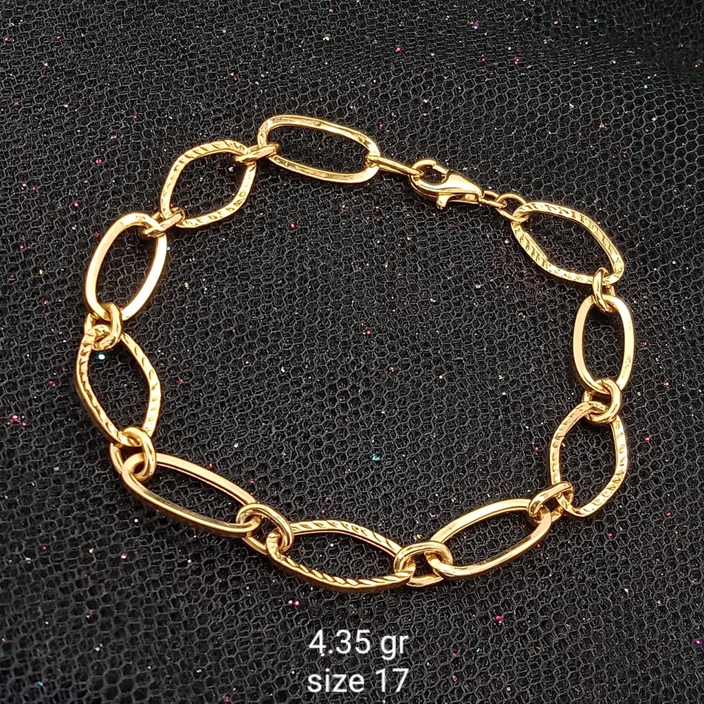 Gelang Emas 17K - 4.35 gr Kadar 750 - 179