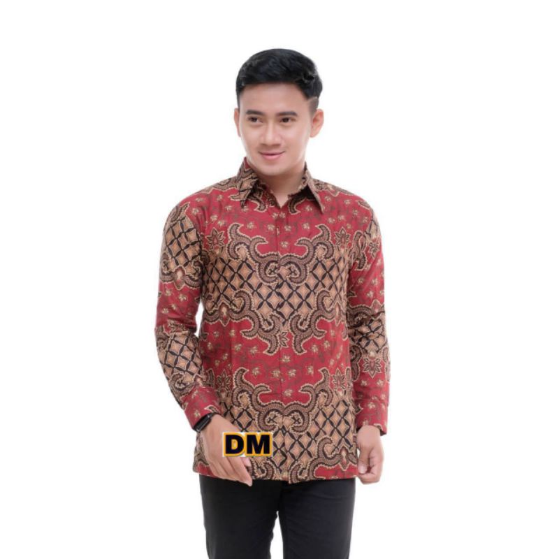 KEMEJA BATIK PRIA LENGAN PANJANG