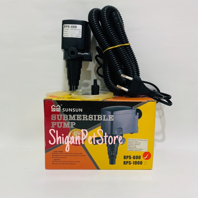 SUNSUN RPS 600 Submersible Pump / Pompa Air Celup Aquarium RPS600