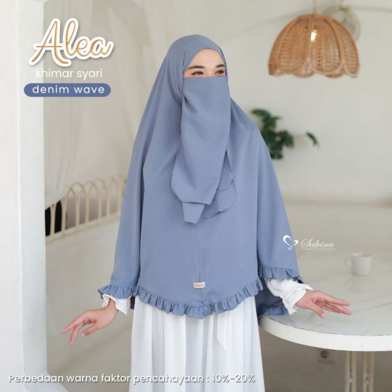 Khimar Alea Syari Free Niqab by Salvina Hijab