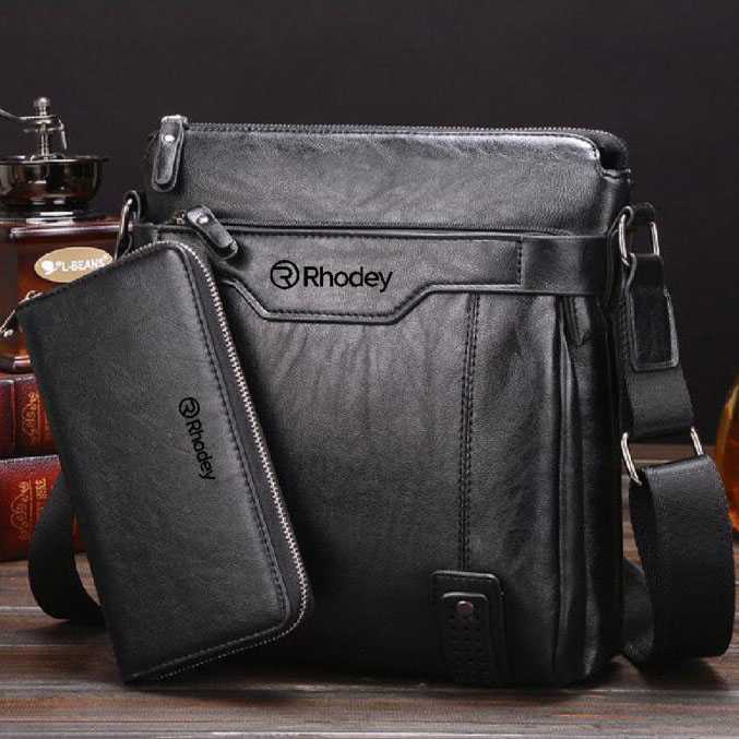 Rhodey Tas Selempang Messenger Crossbody Pria dengan Dompet - 15036