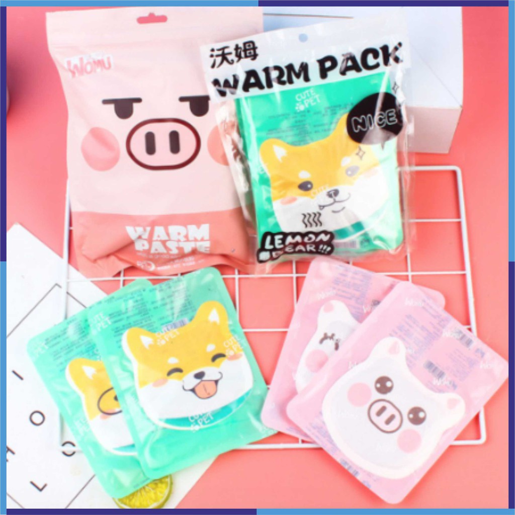 Menstrual / Haid / Period / Datang Bulan Warm Pad Cute Corgi Piggy Hangat Pack Wanita Tahan Lama