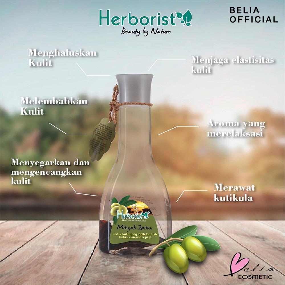 ❤ BELIA ❤ Herborist Minyak Zaitun Series | 75ml | 150ml | Olive Oil | Minyak Zaitun | Herboris