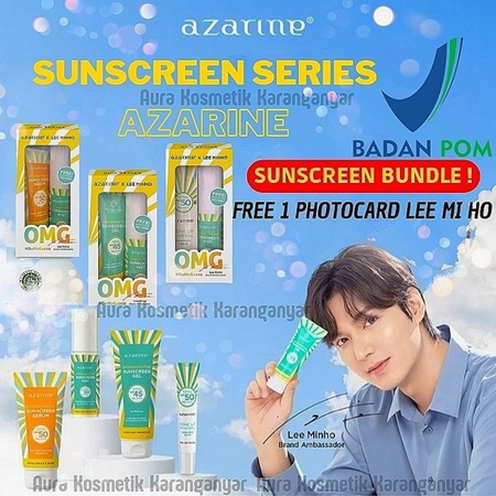 ❤️GROSIR❤️BIG SALE❤️PILIH VARIAN AZARINE SUNSCREEN SERIES✔️ CICAMIDE BARRIER II NCALM MY ACNE ✔️GEL-MIST-BUNDLE-C MAX- FULL SIZE-MINI SIZE ✔️