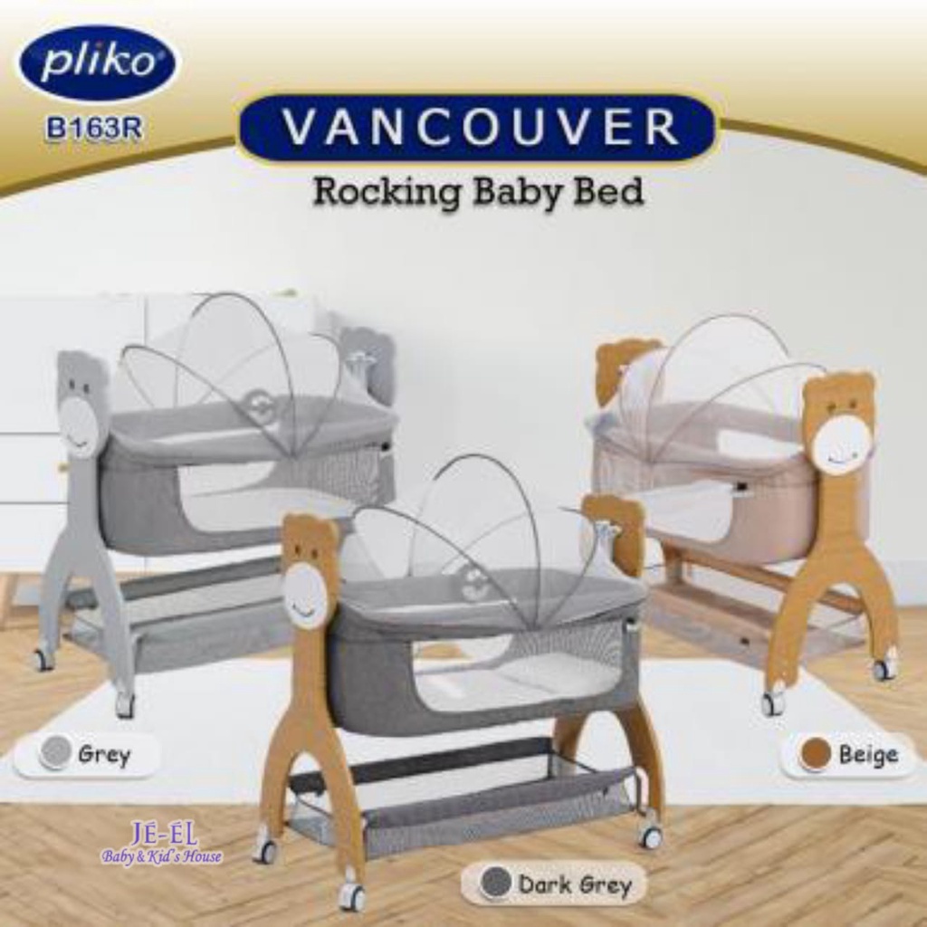 Pliko Rocking Baby Box Vancouver B163R / Pliko Box Bayi Ayun Vancouver B163R