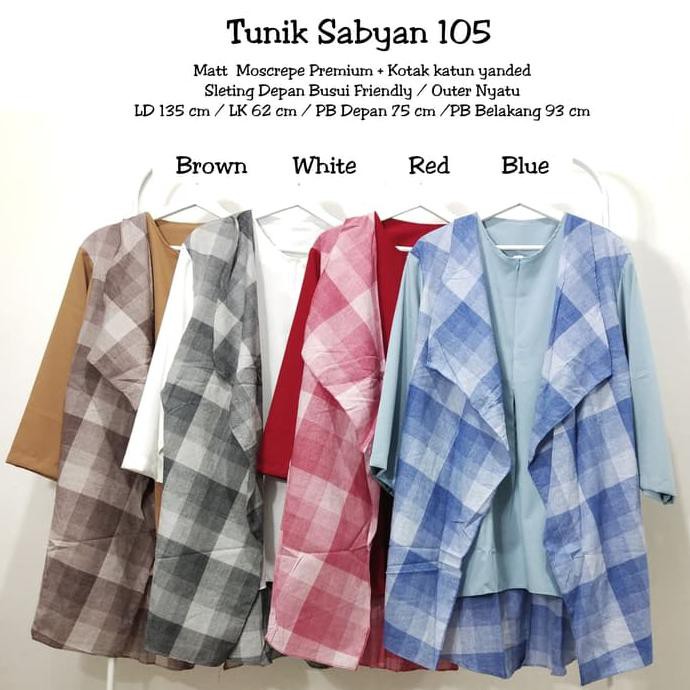 TUNIK  KEREN TUNIK SABYAN JUMBO - BIRU CV2
