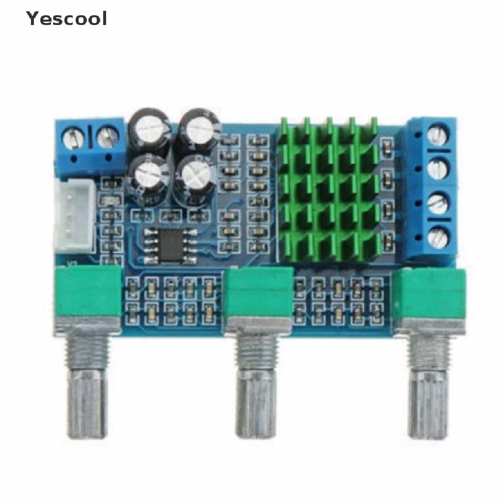 Yescool XH-M567 TPA3116D2 Papan Amplifier Digital Dual Channel Adjustable