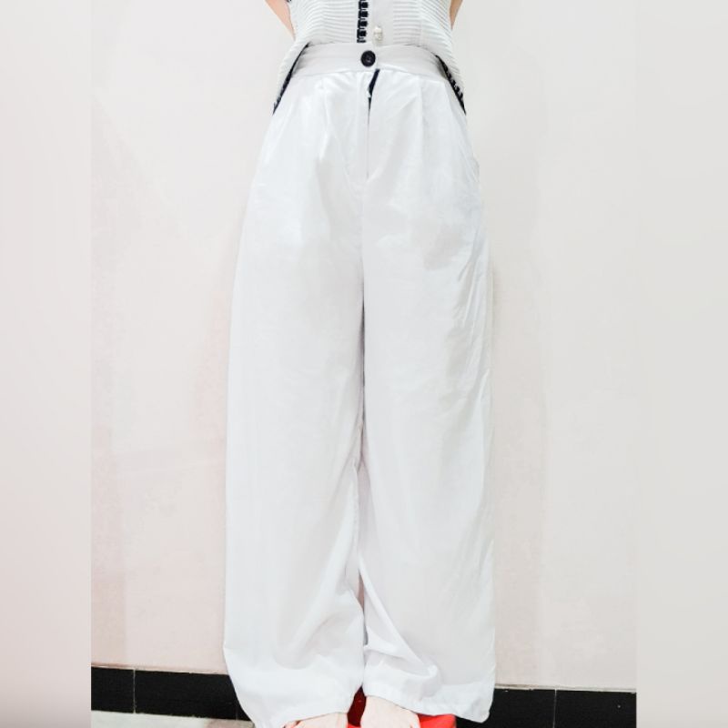 celana panjang kulot kain ringan wanita fashion trend cewek