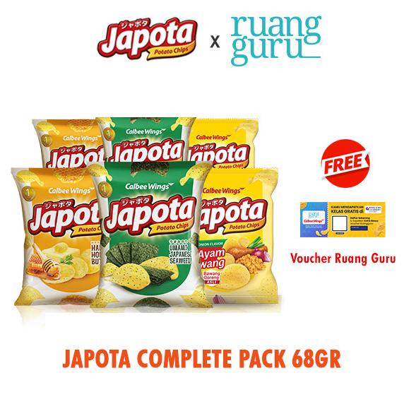 

Japota Complete Pack 68 Gr Free Voucher Ruangguru