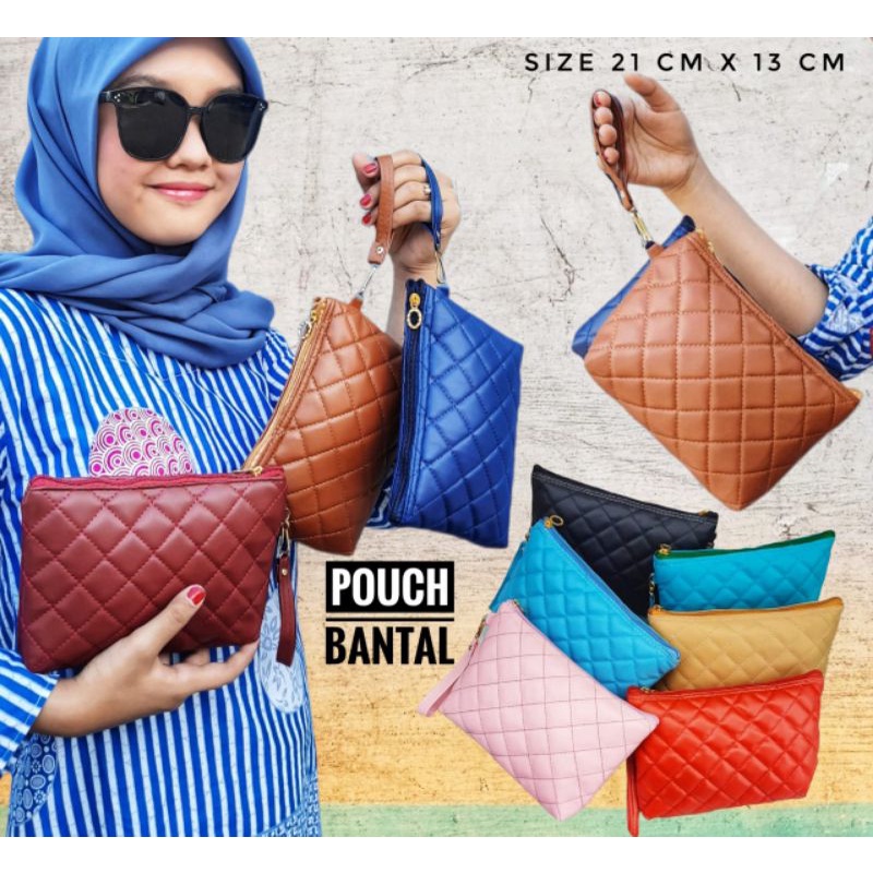 POUCH KOSMETIK BANTAL/DOMPET BANTAL SERBAGUNA