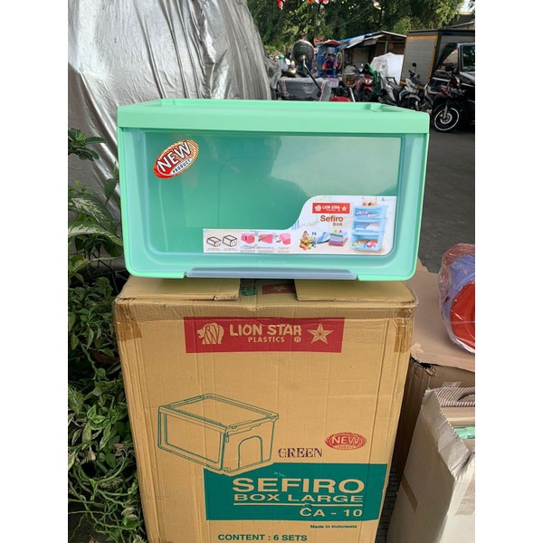 Lion Star Sefiro Box Large CA-10 Box Container Susun Serbaguna