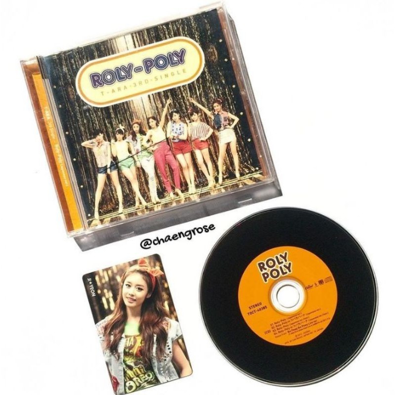 T-ARA - Roly Poly Japanese Album Official Jiyeon Photocard Super Rare