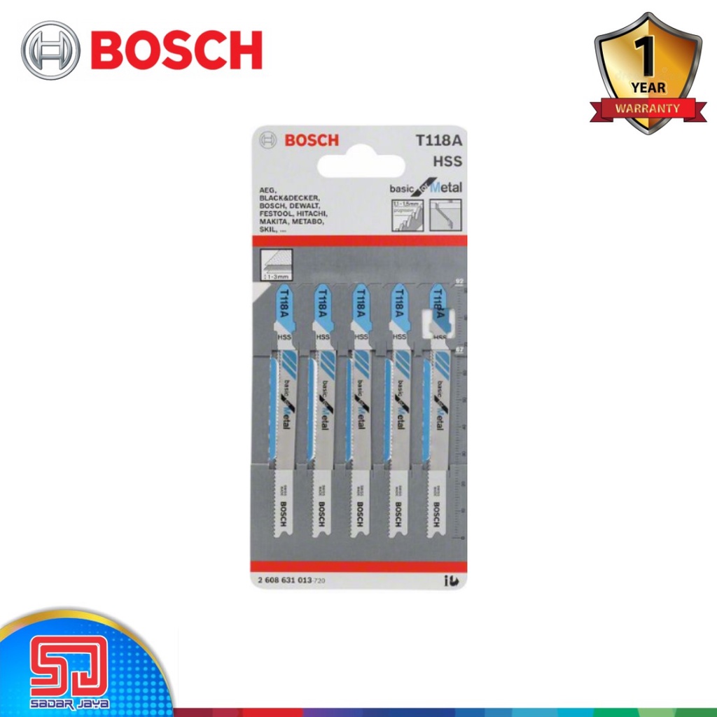 Bosch Mata Gergaji Saw Blade Set 5B-SER T 118A (Besi)