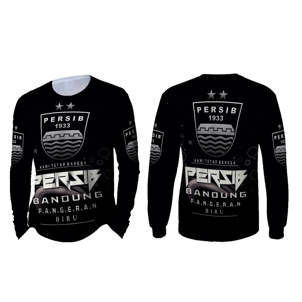 Kaos Pria Lengan Panjang PERSIB BANDUNG 3D Full Print Sublimation 005