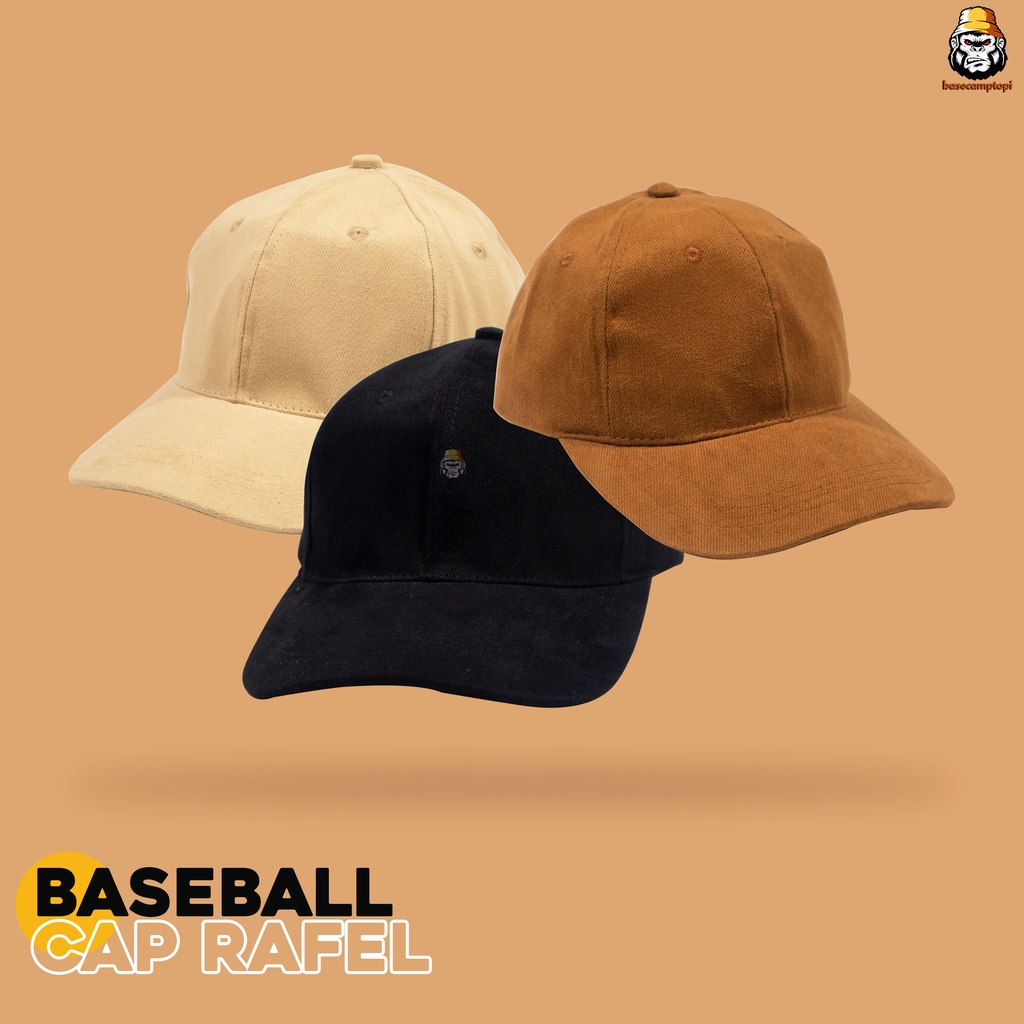 Topi Polo Caps Topi Baseball Polos Distro Pria Wanita Bahan Rafel Pengait Cakop