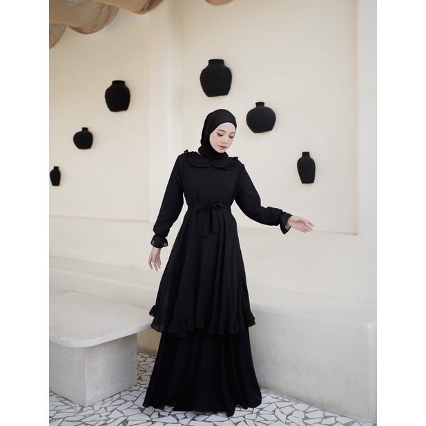 AZIMA DRESS KOREN STYLE CANTIK SIMPLE KEKINIAN