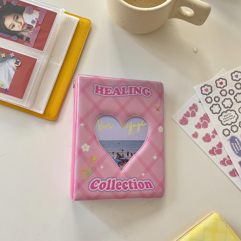 ins candy color love polaroid album interstitial star chase 3 inch photo idol album card storage