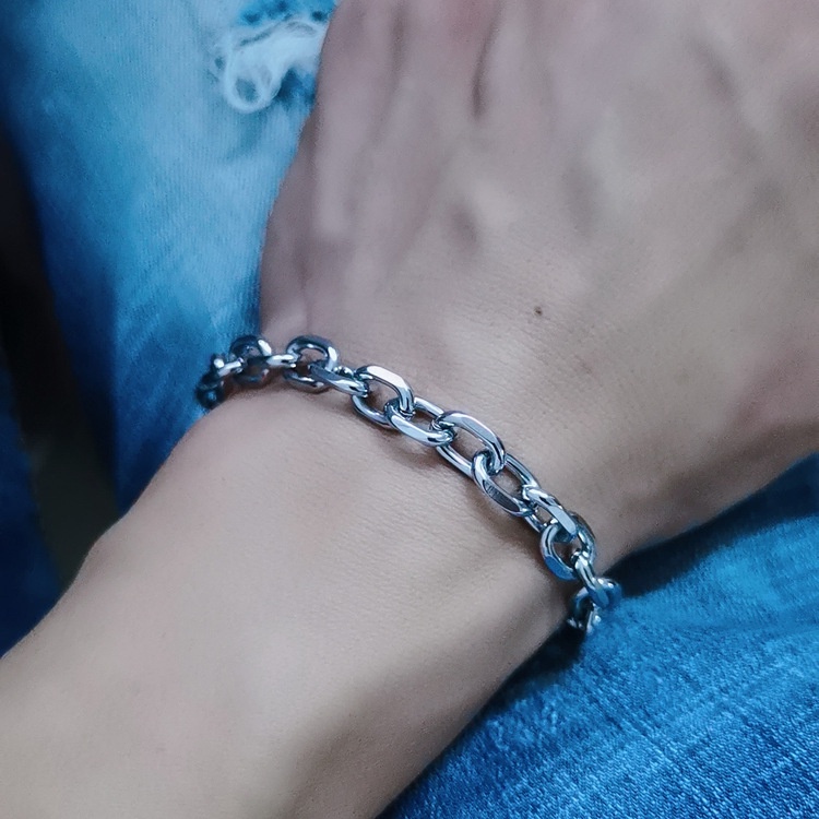 Korea sederhana pribadi titanium steel-gelang siswa perempuan minimalis beberapa stainless steel