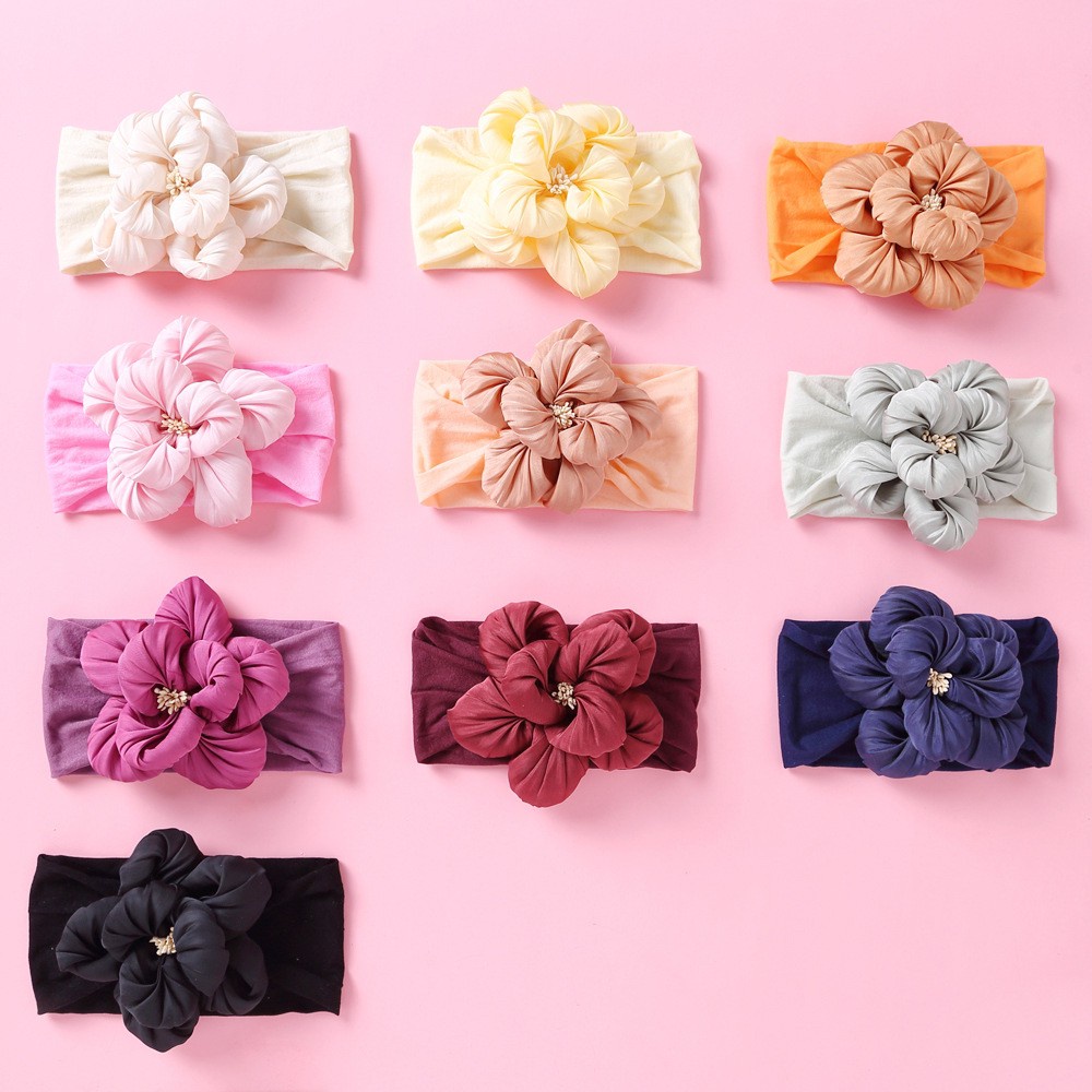 (Big Bow) Bandana bayi bunga headband jumbo premium import pita anak perempuan catalog jbay JB V