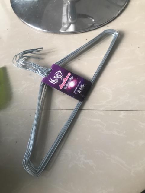 Hanger Baju Gantungan Baju Kawat Laundry 10 Pcs Murah