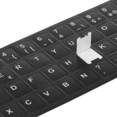 Stiker Keyboard Universal Jepang / Italia / Rusia / Jerman / Perancis / Portugis Elektronik Mobil