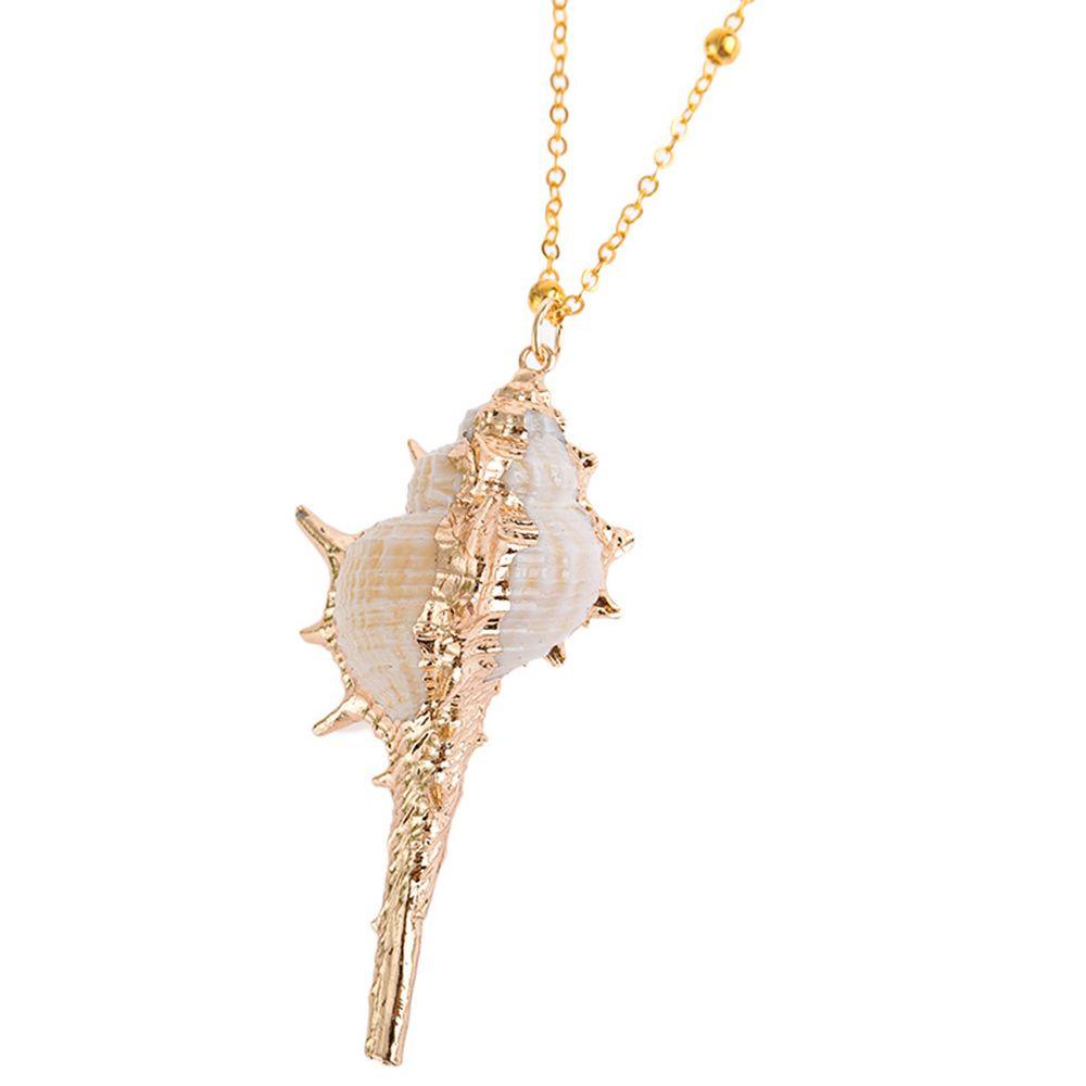 Needway   Shell Kalung Wanita Musim Panas Pantai Cowrie Sea Jewelry