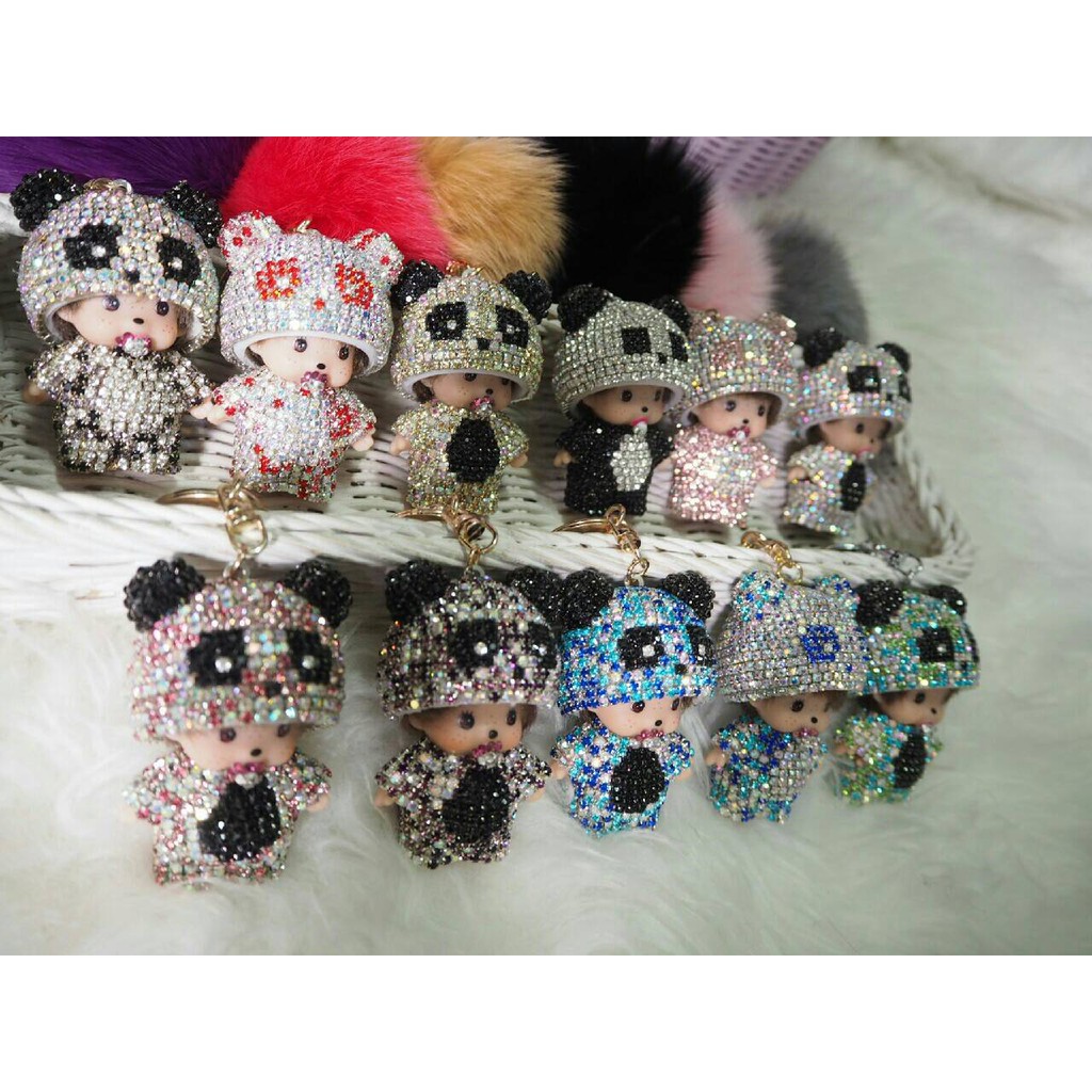 Monchichi Topi Panda Bagcharm