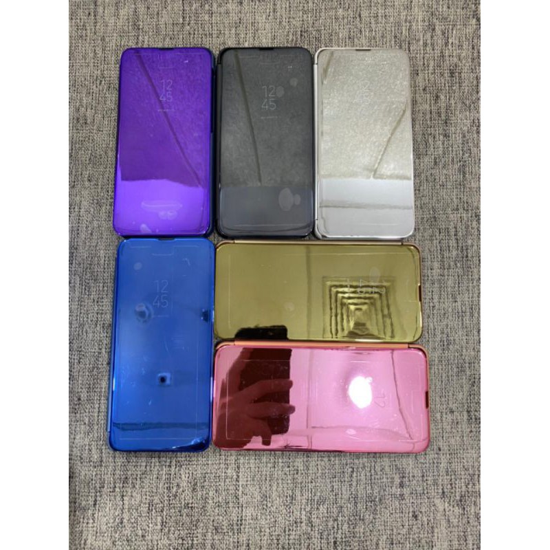 Samsung Galaxy A32 4G/A22 4G/A12/M12/A51/A31/S21 Plus/S21 Ultra Clearview Flip Cover Case Standing C