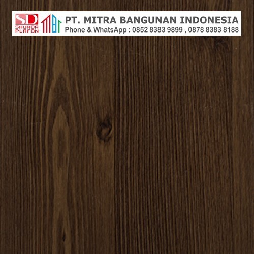 Shunda Plafon PVC - Natural Wood - Dark Walnut - MK 16052