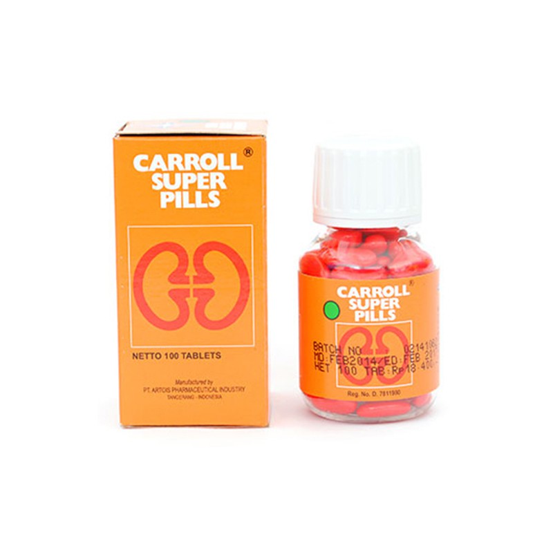 

Carol Super Pil (obat batu ginjal) -isi 60kap