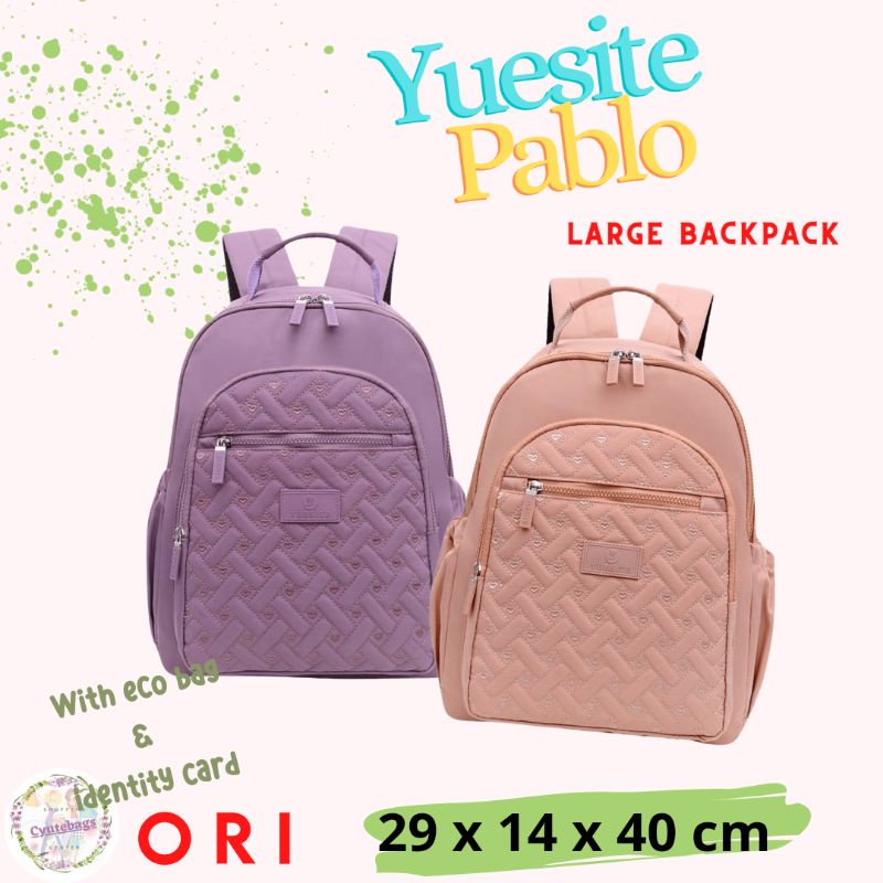 Backpack Wanita Large tas ransel besar yuesite pablo original cyutebags