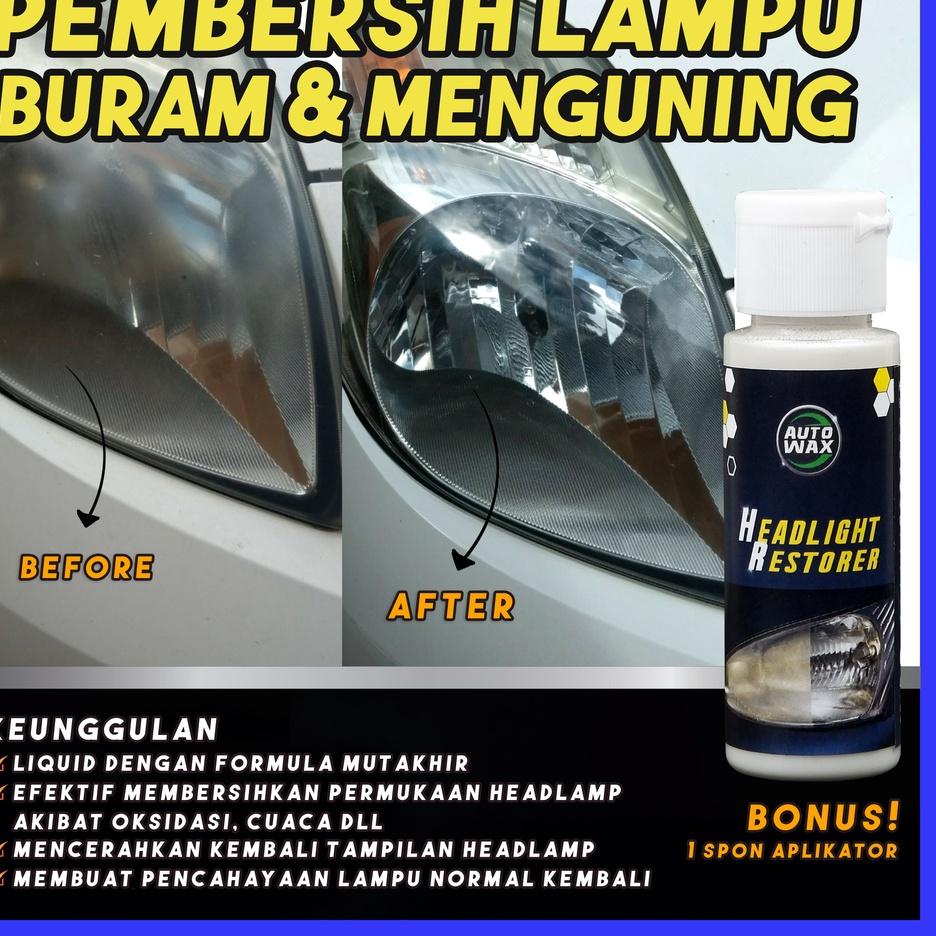 Grosir Update Pembersih lampu kuning buram redup headlamp restorer | restorasi lampu  untuk mobil &amp; motor Autowax