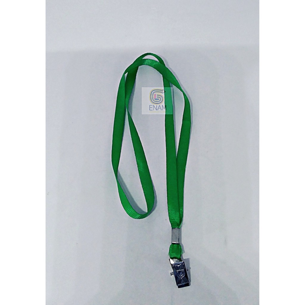 

1 Pcs Tali Name tag kecil Jepit Besi warna hijau