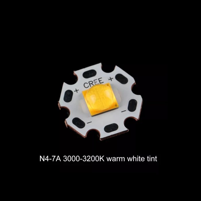 CREE XHP70.2 6V KUNING 20MM TEMBAGA LED EMITTER DTP MCPCB COPPER