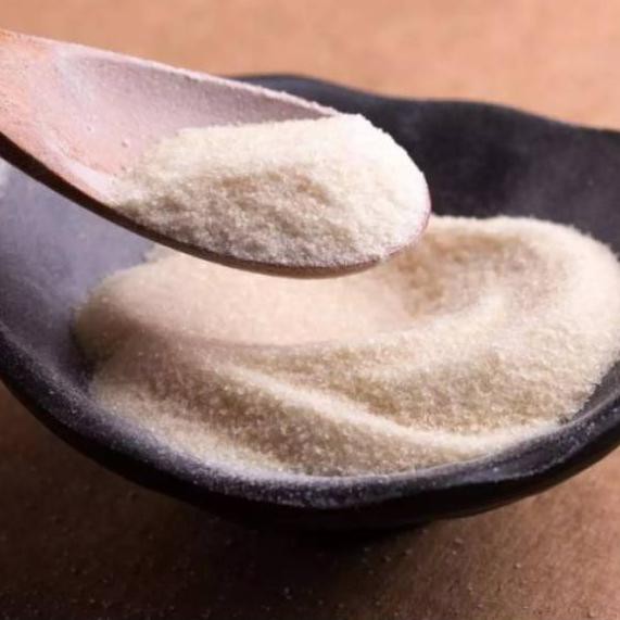 

beast sellller Gelatin Bubuk dr Tulang Sapi 1000gram Halal Repacking Kwalitas Import