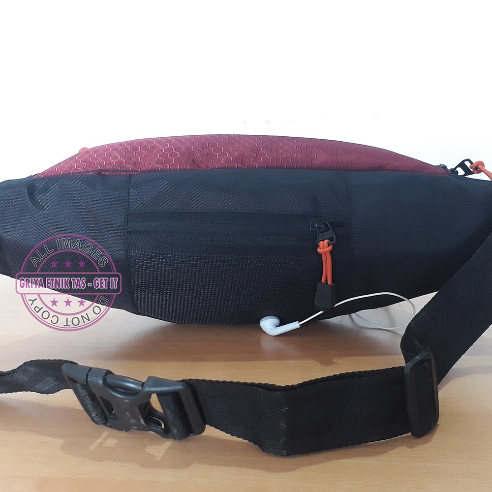 BELIZER Tas Pinggang Pria Distro Terbaru 2022 Waistbag Cowok Tas Selempang Soren Laki Headset Port