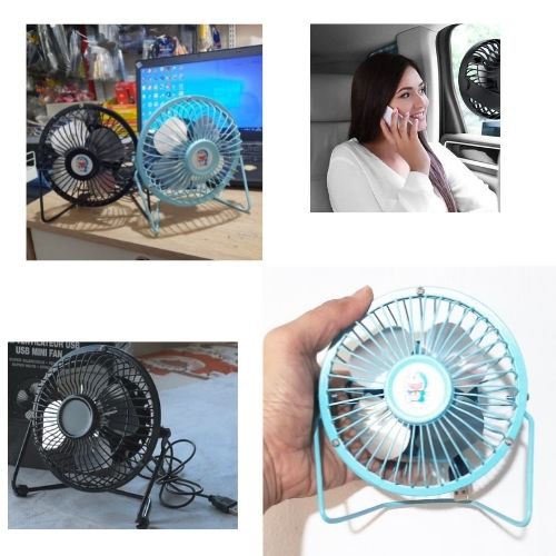 Kipas Angin USB Mini Fan Besi Laptop Komputer Mobil 113159