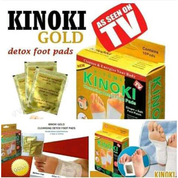 Kinoki gold koyo kaki detox original 10 pad 1 box