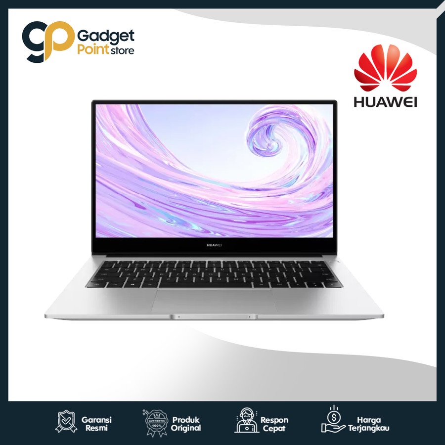 Laptop Huawei MateBook D14 Intel i5 / 8GB / 512GB | 14-Inch FullView Display - Garansi Resmi 2 Tahun