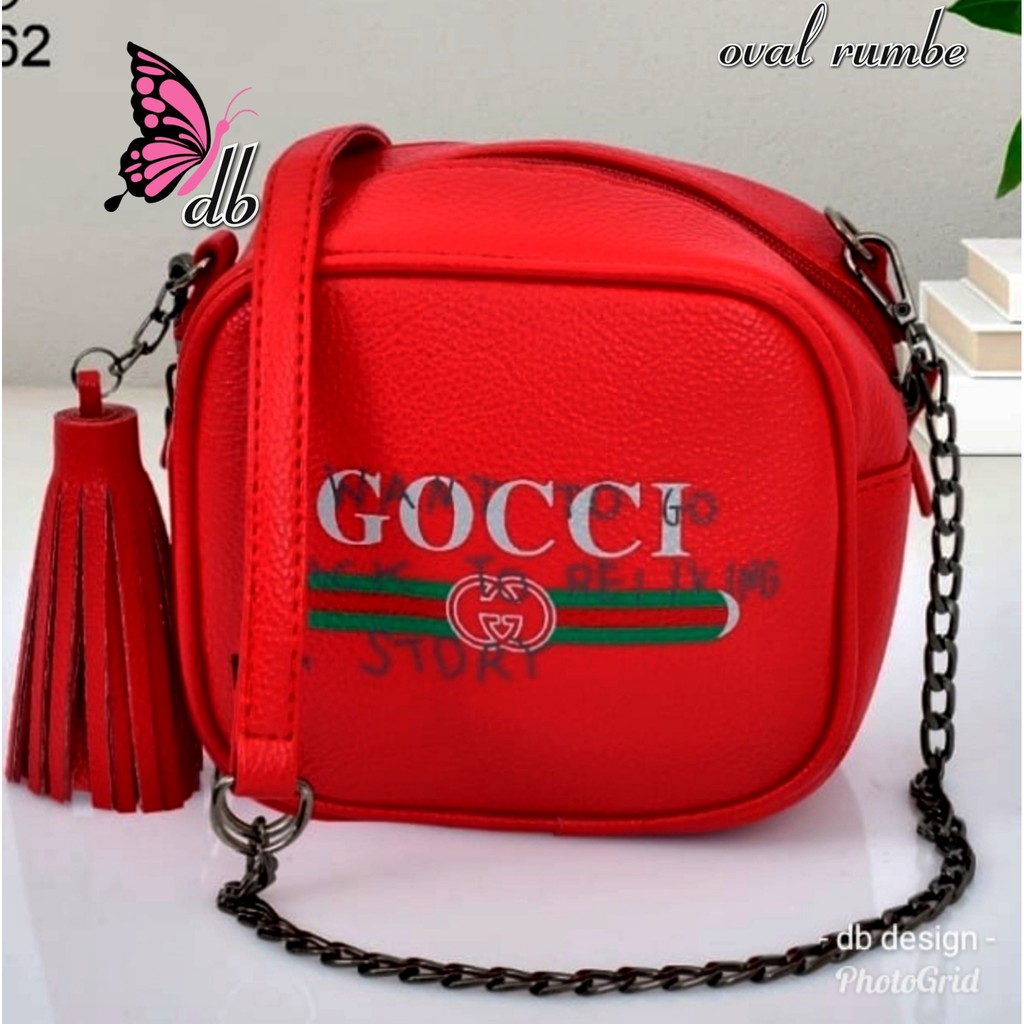Tas Selempang Gucci  I Want To Go Back To Beliving A Story Rumbai Tali Rantai