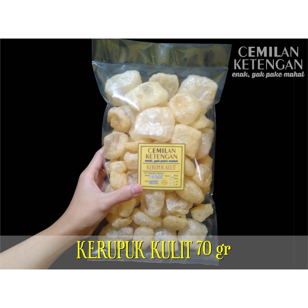

KRUPUK/KERUPUK KULIT 70 GR/CEMILAN KETENGAN/KERIPIK/KRIPIK/STIK/STICK