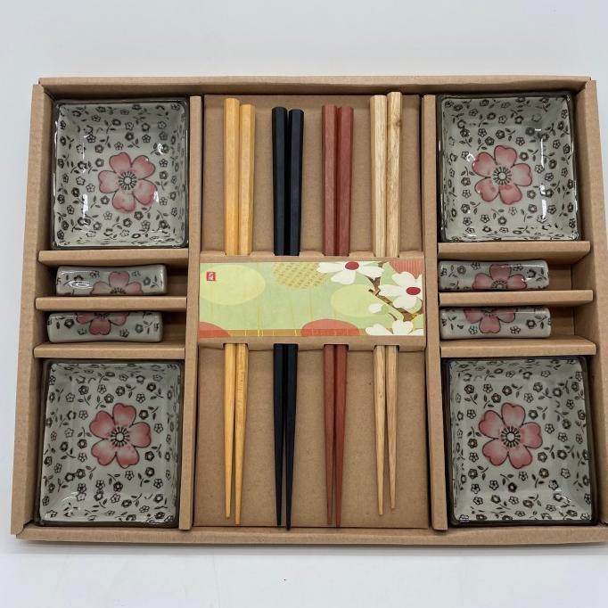 Jual Tableware Ceramics / Piring Sushi Dumplings / 1 Box 4 Set