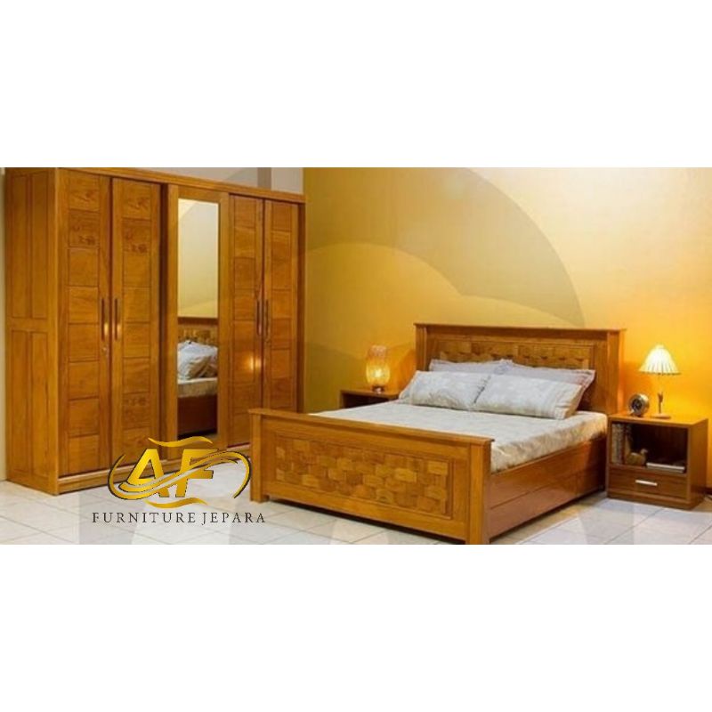 set kamar minimalis moderen, set kamar kayu jati,set kamar mewah