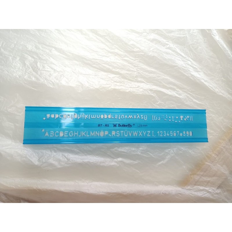 

Butterfly Sablon Huruf 5mm BT R5