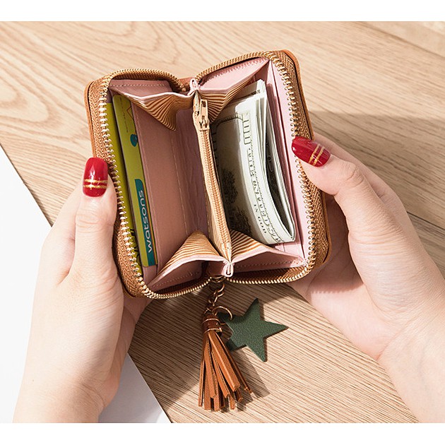 Dompet Pendek Mini Cute Face Wanita Terbaru Wallet Women's Original Fashion