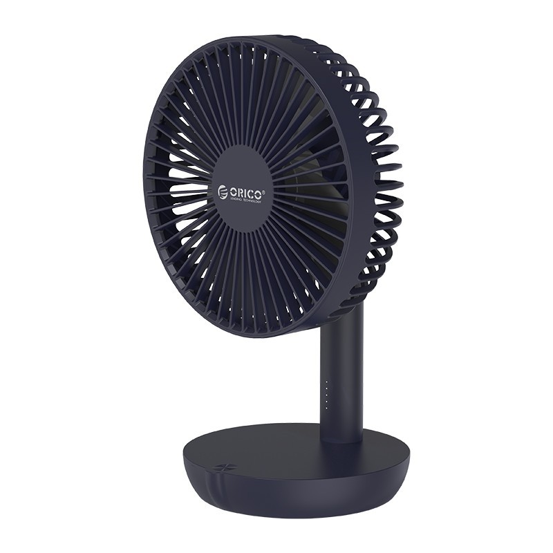 Desktop fan orico stand 5 speed 4000mah rechargeable Gxz-f819 - Kipas angin meja portable