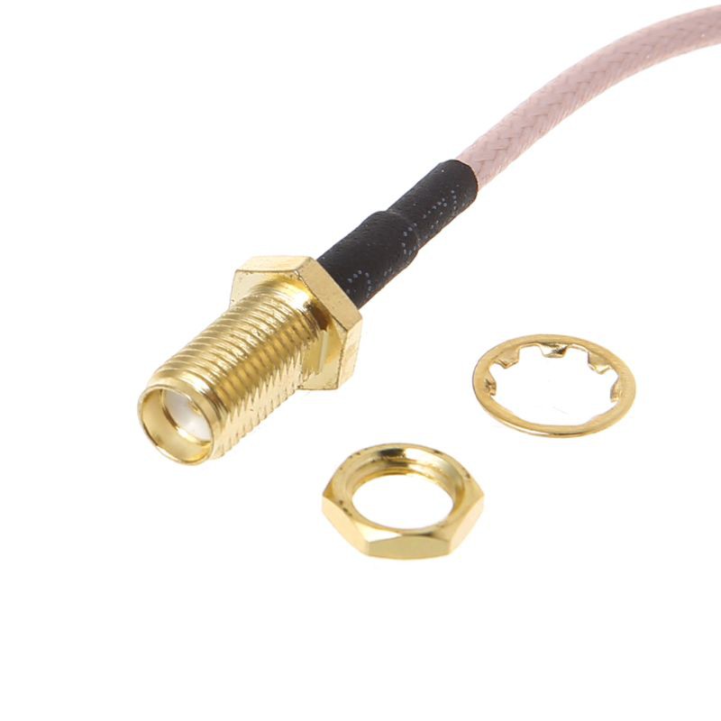 Vivi Sma Kabel Adapter Konektor Rf Coaxial Rg316 Female Ke Crc9 / Ts9 Ganda Panjang 15cm