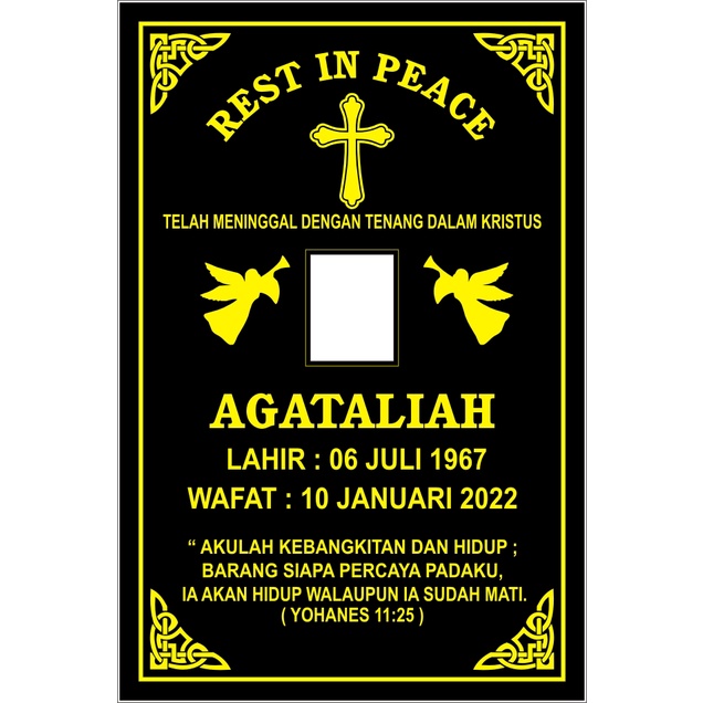 BATU NISAN GRANIT FOTO 20x30