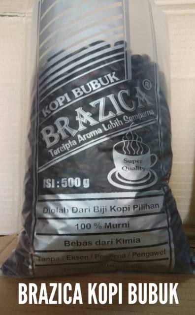 

PROMO Kopi Robusta Lampung BRAZICA "Sier Quality / Ekonomis" Gram ( Biji / Bubuk )