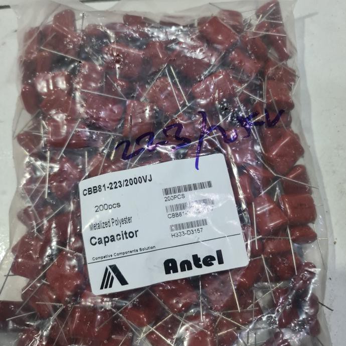 Capasitor Kapasitor 223 2000V 22Nano 22N 1.6Kv 2Kv 2.000V 1600 2000 Tojila39 Berkualitas